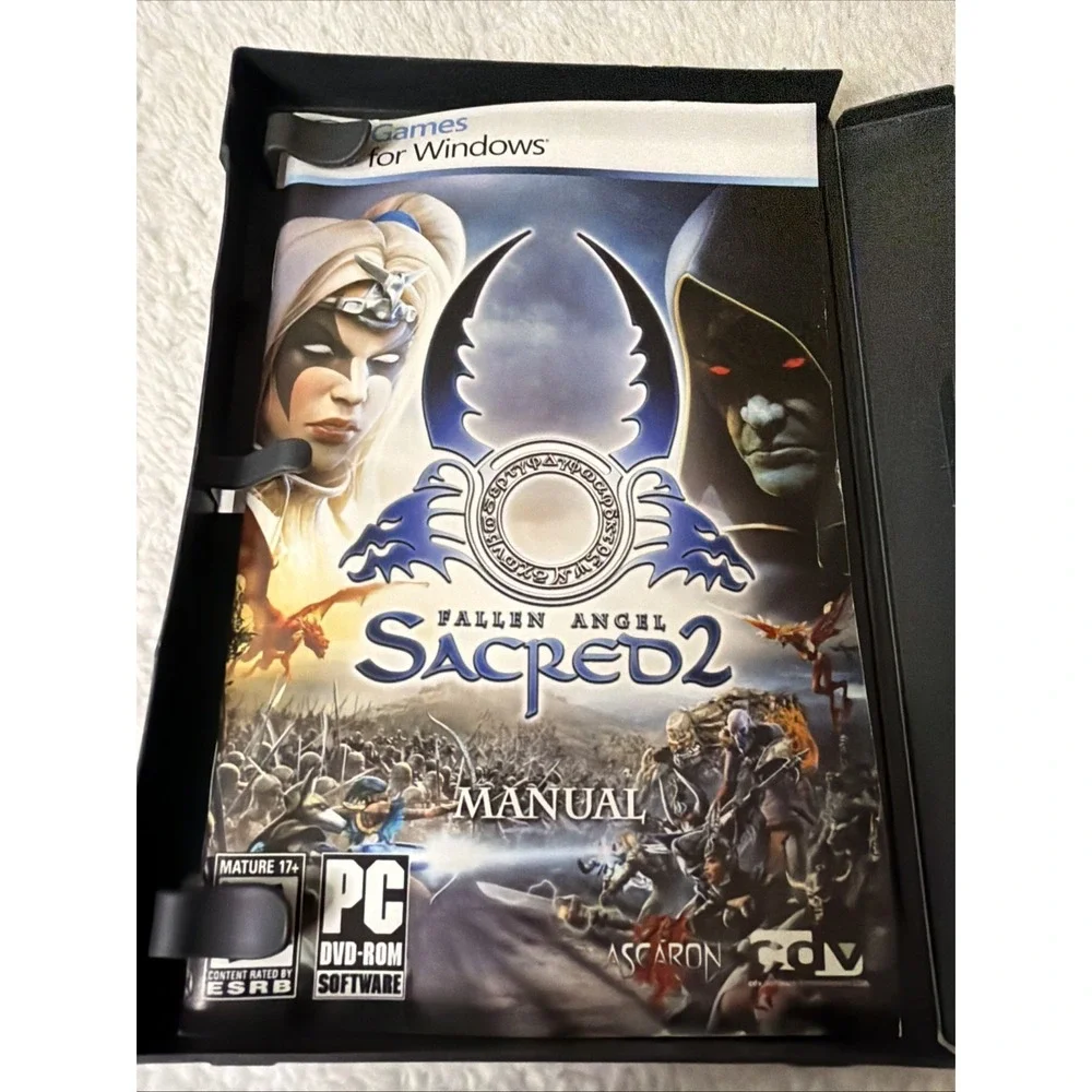 Fallen Angel Sacred 2 PC DVD ROM Game 2008 CIB Complete Sleeve WIN Atari Vtg